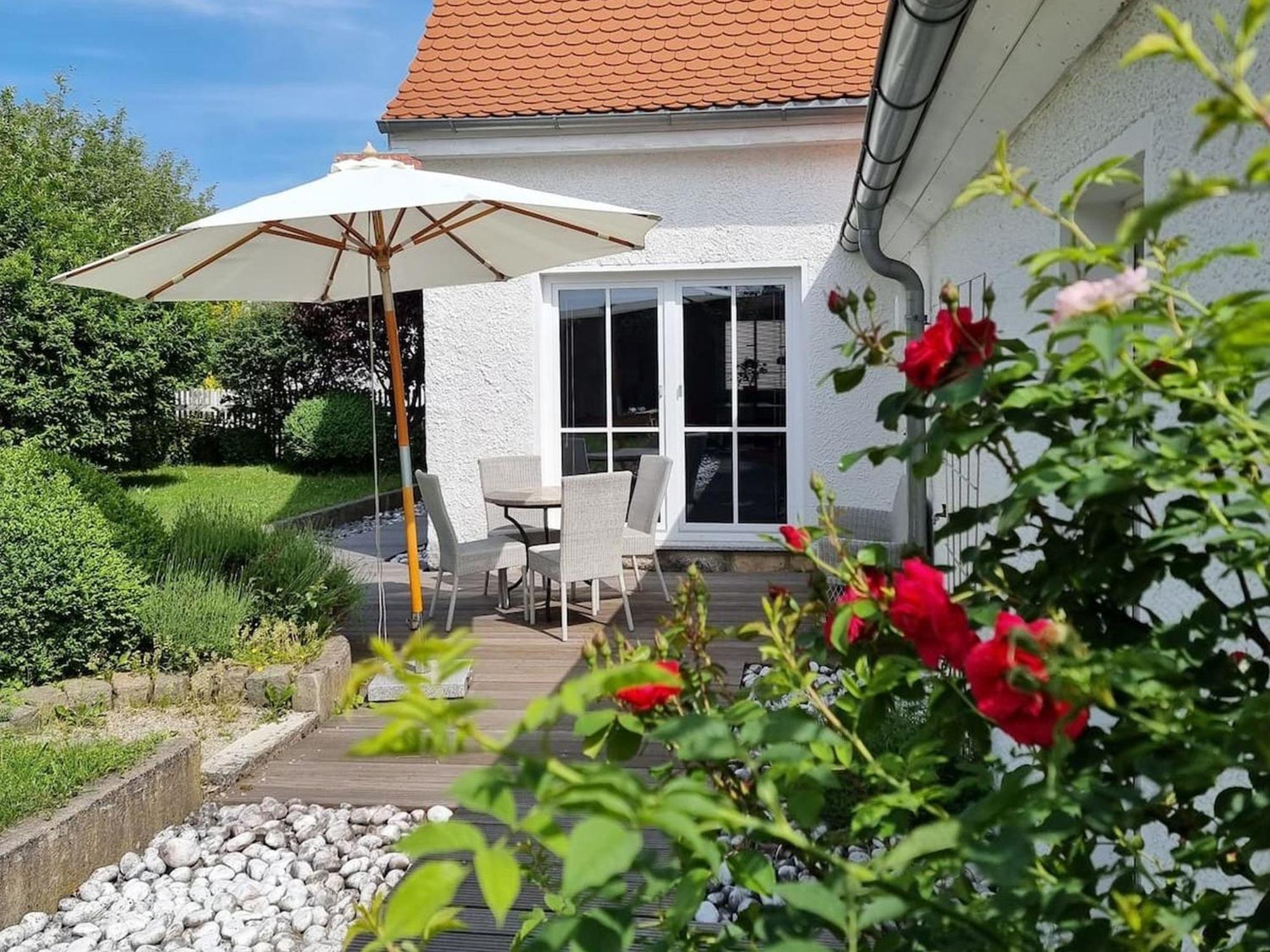 Ferienhaus Rosengarten Villa Selb Buitenkant foto